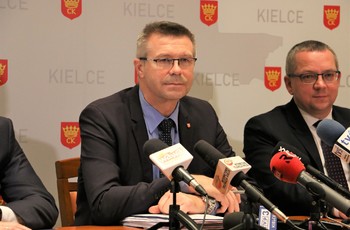 Konferencja prasowa prezydenta Kielc