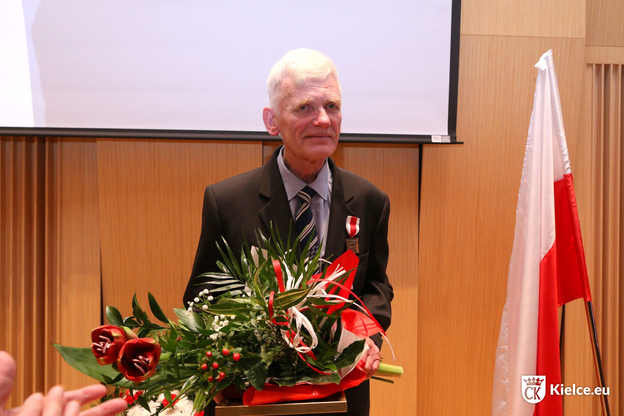 Krzysztof Witkowski po odebraniu nagrody