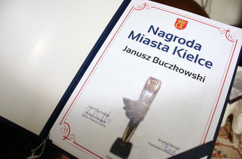 Janusz Buczkowski odebrał Nagrodę Miasta Kielce