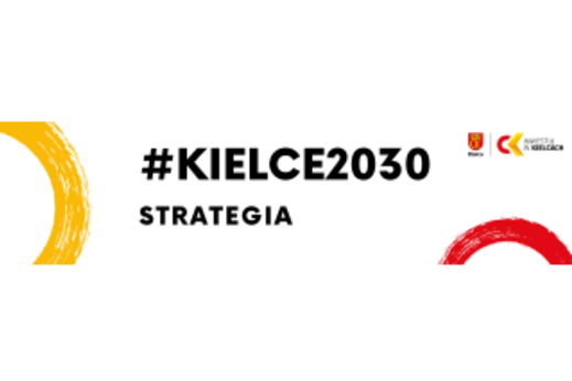baner z napisem #kielce2030 strategia
