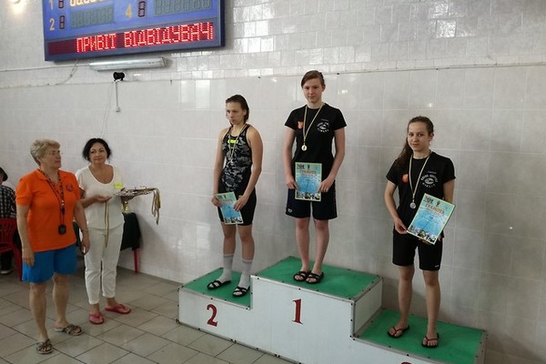 Kieleccy pływacy na zawodach w Winnicy 1.jpg