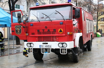 Wóz strażacki na Sienkiewicza