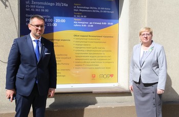 Konsul Generalny Ukrainy z wizytą w Kielcach