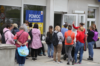 Przy ul. Turystycznej 1 działa Punkt Pomocy dla Uchodźców z Ukrainy